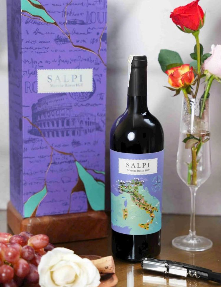 Rượu Vang SALPI Marche Rosso <5% ABV*
