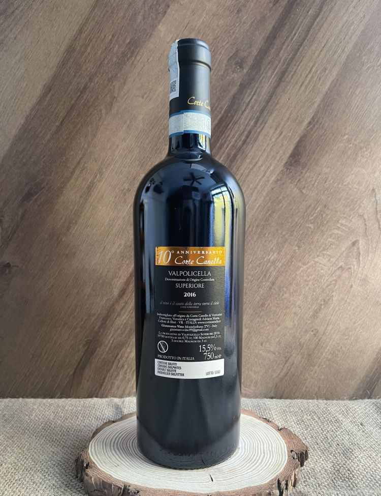 Rượu Vang Đỏ Valpolicella Superior <5% ABV*