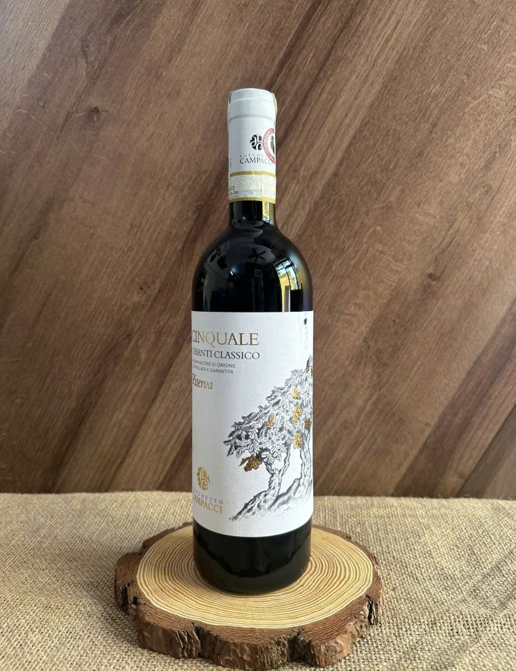 Rượu Vang Đỏ Cinquale Chianti Classico Riserva D.O.C.G (Lá Vàng) <5% ABV*
