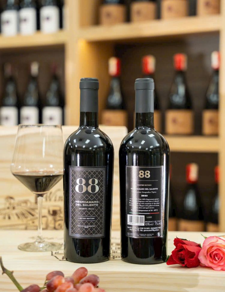 Rượu Vang 88 Negroamaro Del Salento <5% ABV*